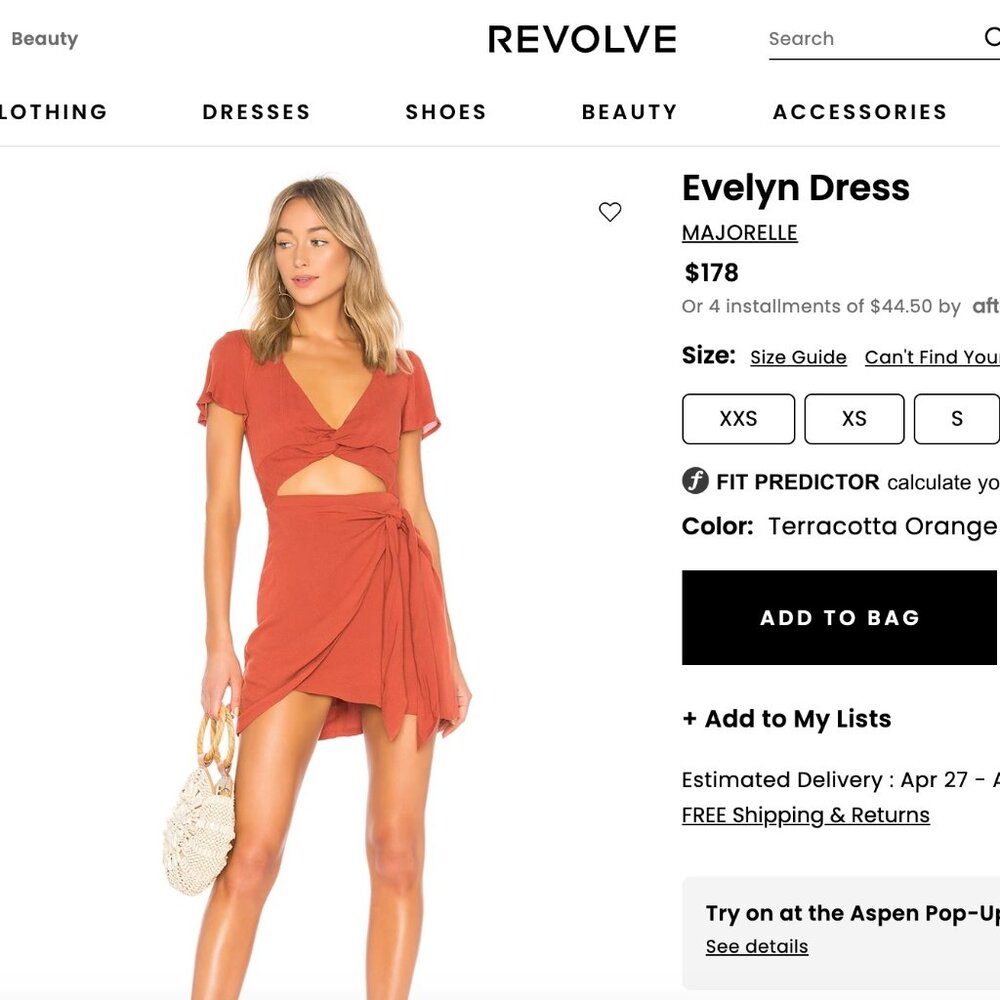 Revolve Majorelle Evelyn Dress